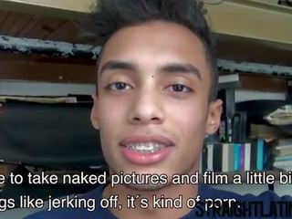 Angenehm jung latino hat seine erste homosexuell xxx video